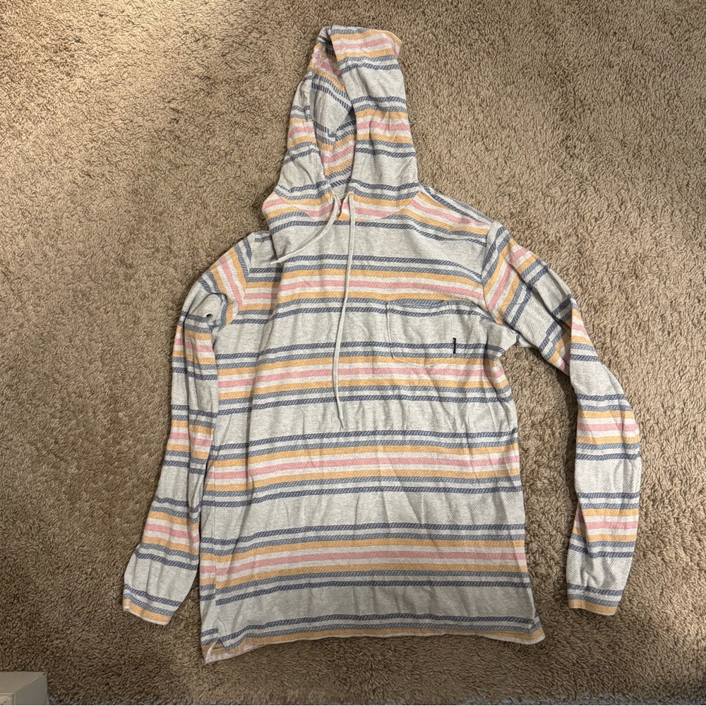 Billabong Striped Hooded Pullover